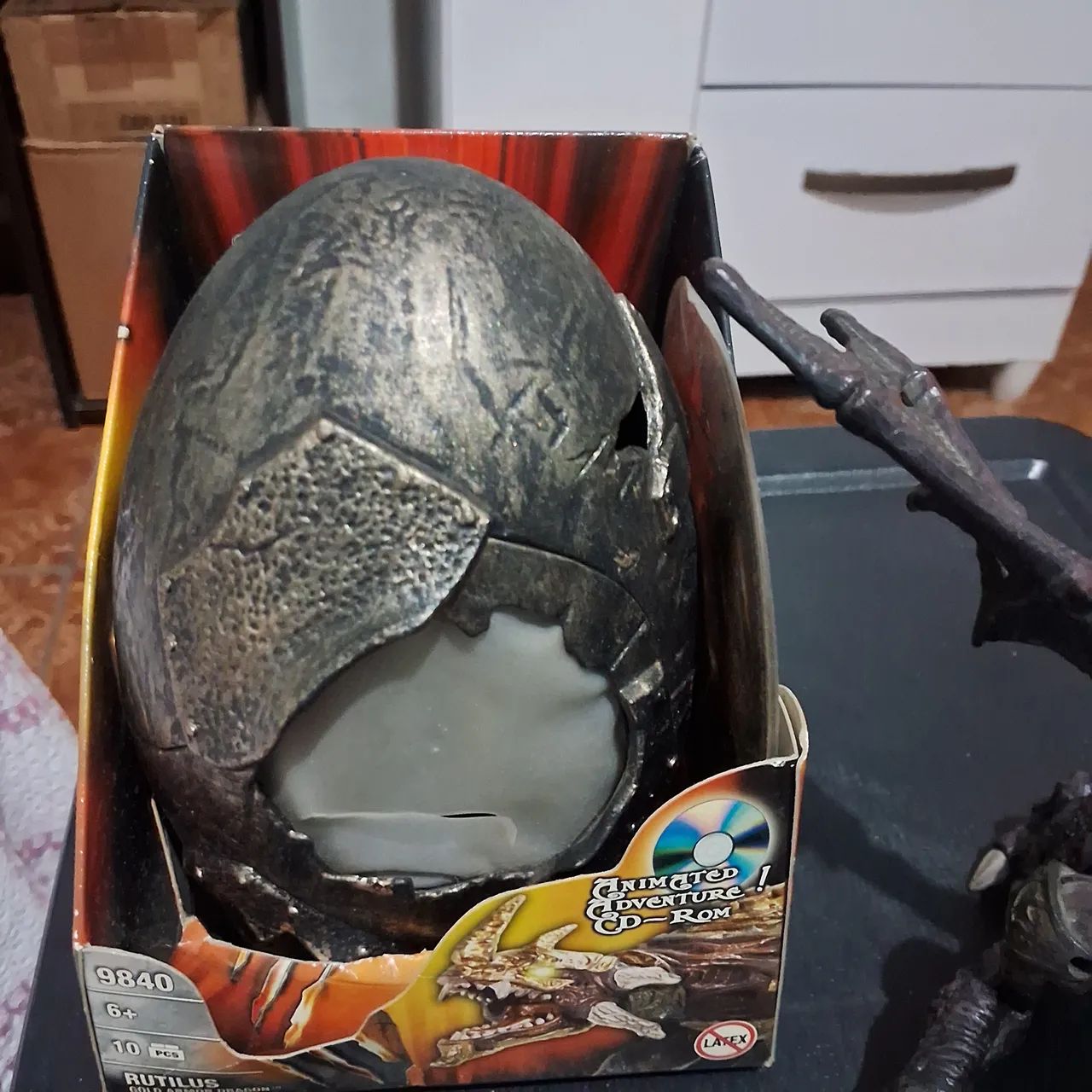 Boneco mega bloks dragon age dragon gold - Foto 4