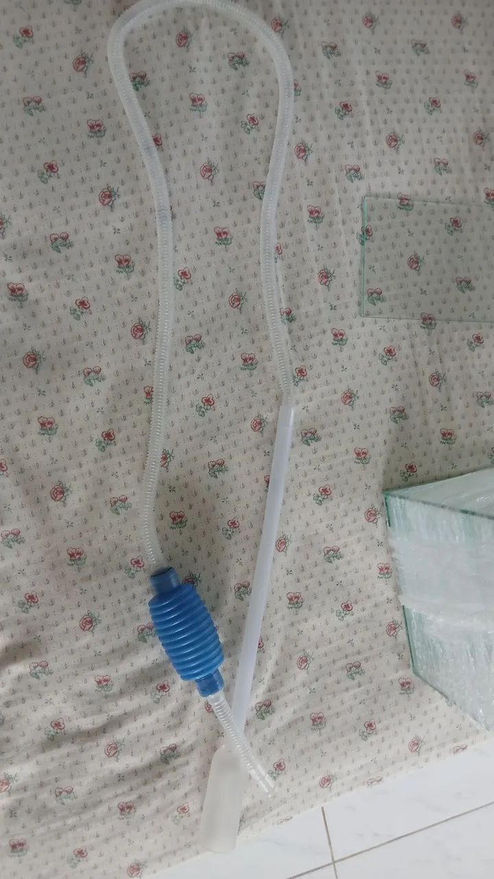 Kit com aquário de 19 L + filtro hang on + sifao - Foto 5