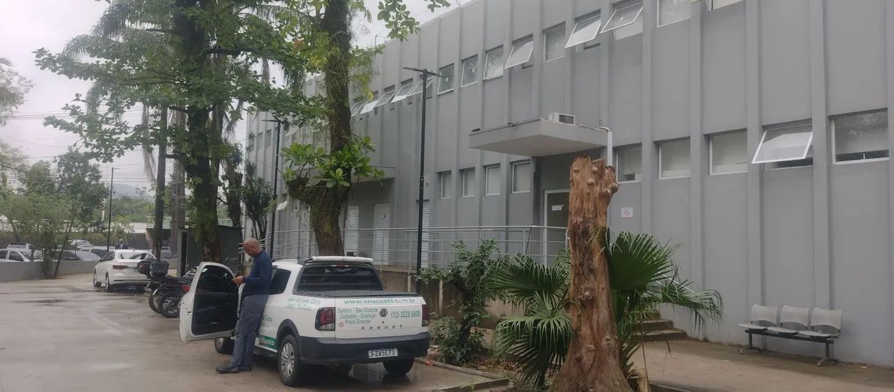 Pintei o hospital de Cubatão, já
