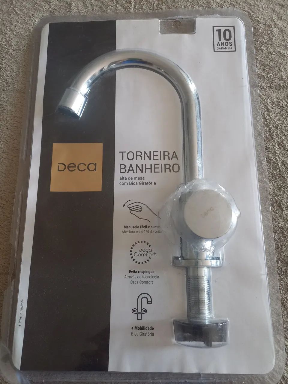 Deca Aspen 1196-C-35 Swivel Spout Bathroom Faucet in Chrome-Plated Metal