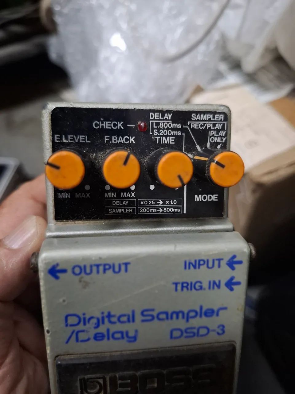 Pedal Digital Sampler/Delay Dsd3 - Japan- ano 1987