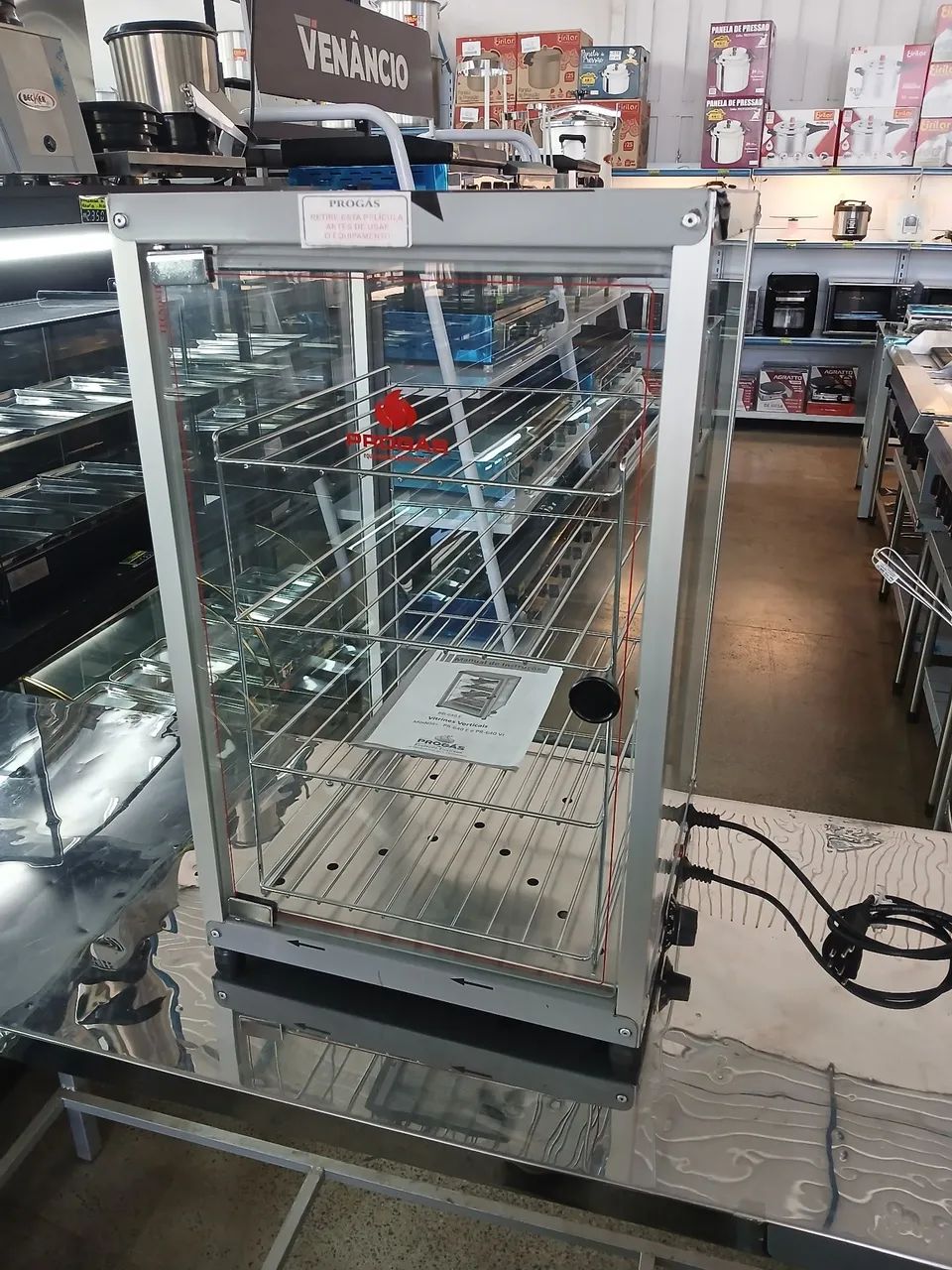 Estufa Vertical Elétrica Progás em Inox PR-640E - Foto 3