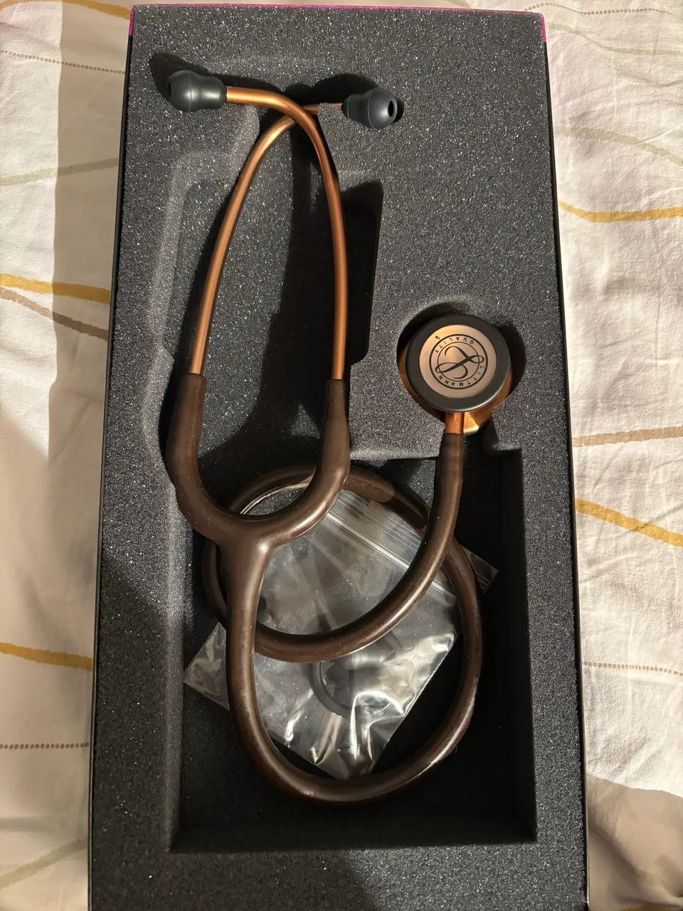 Estetoscópio 3M Littmann Classic III Cor Chocolate - Foto 4