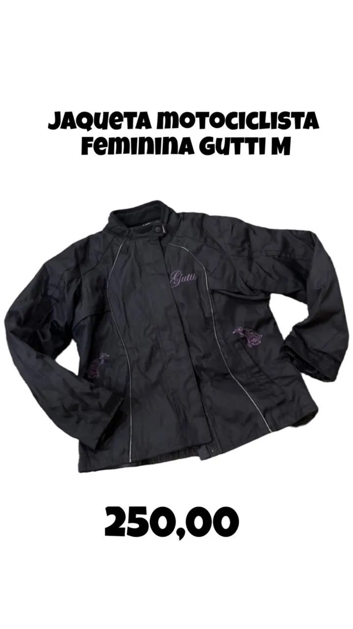 Jaqueta motociclista feminina Gutti M