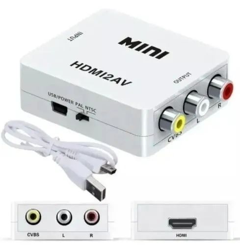 Conversor de hdmi para rca [HDMI2AV] - Lacrado - Foto 3