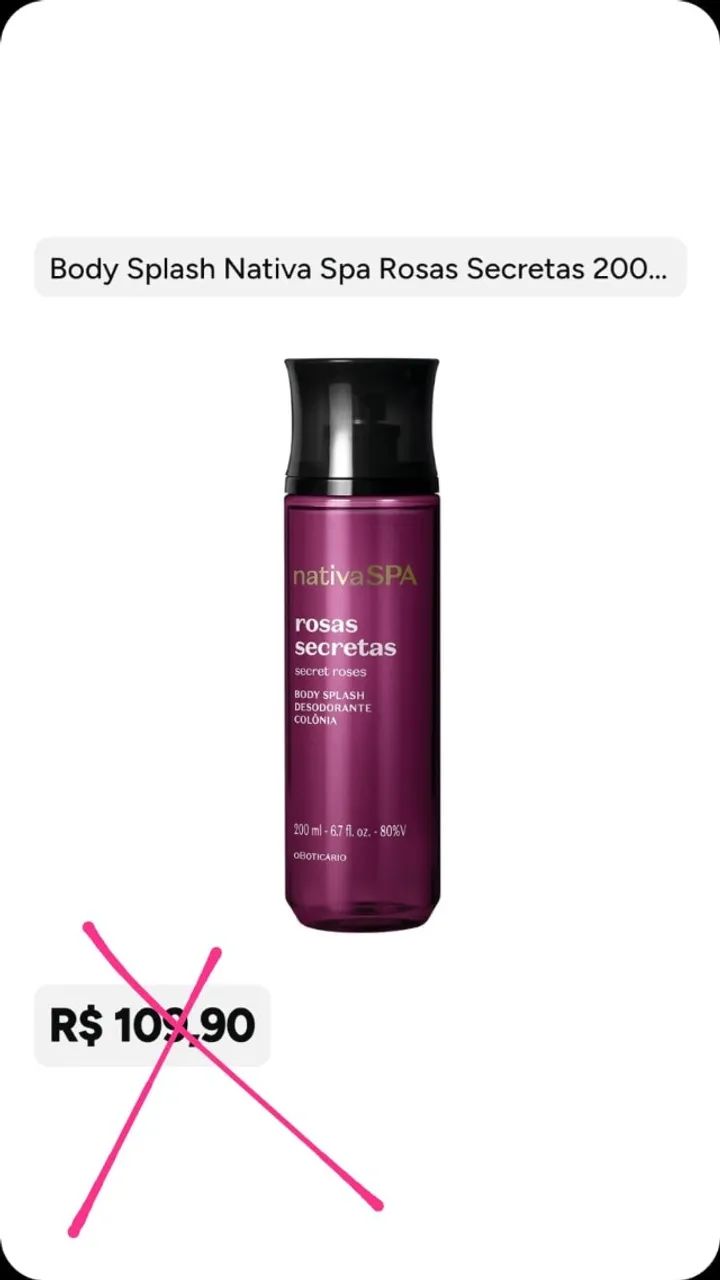 Body Splash Nativa spa 