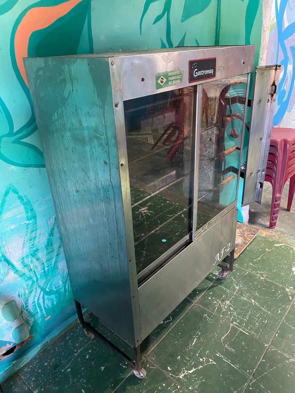 Máquina de frango gás 