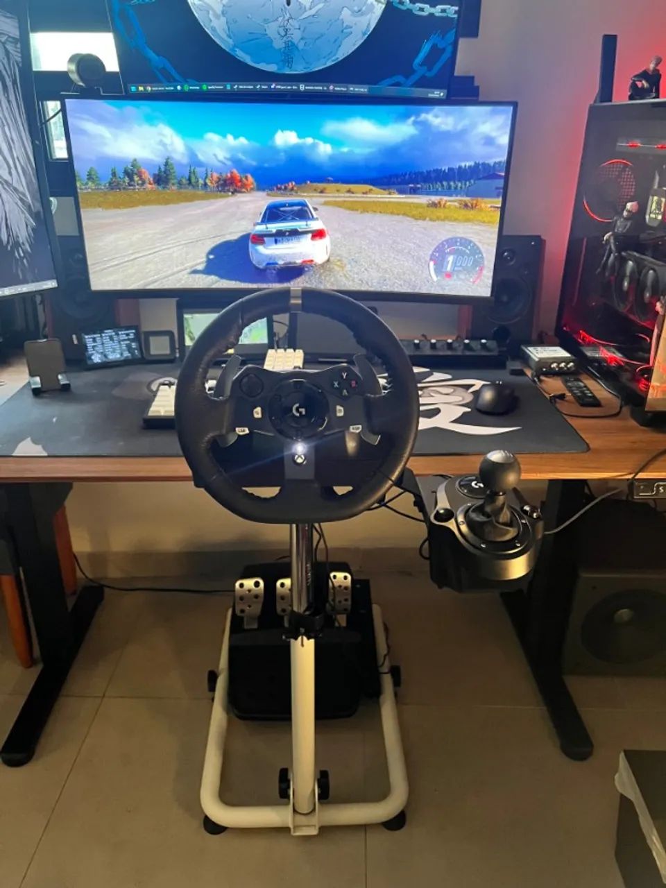 Volante Logitech G920 + Câmbio + Suporte