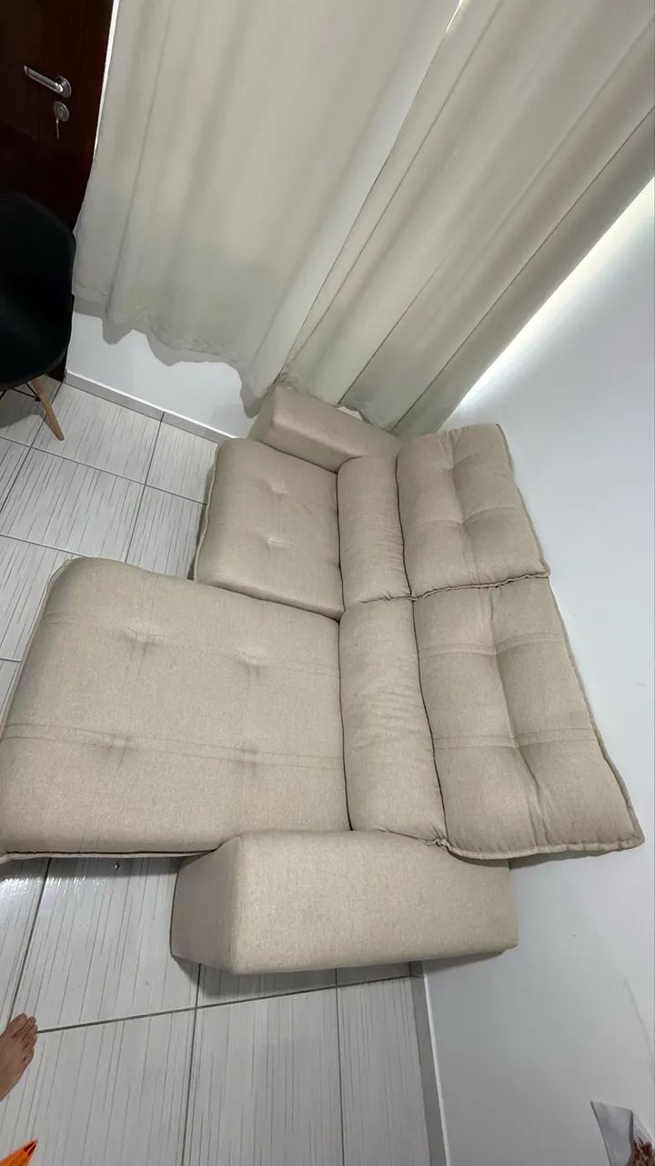 Sofa 3 lugares - novinho  - Foto 3