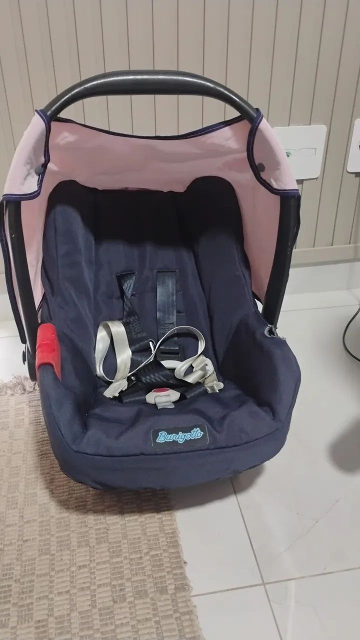 Carrinho de bebê 380.00 Galzerano e bebê conforto 75.00  - Foto 2