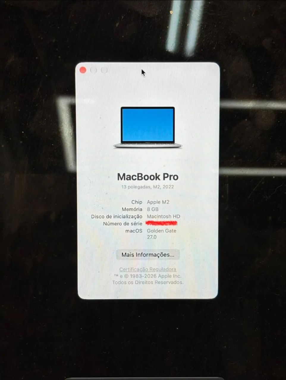 Macbook Pro M2 - 8GB/13 Polegadas - Foto 4
