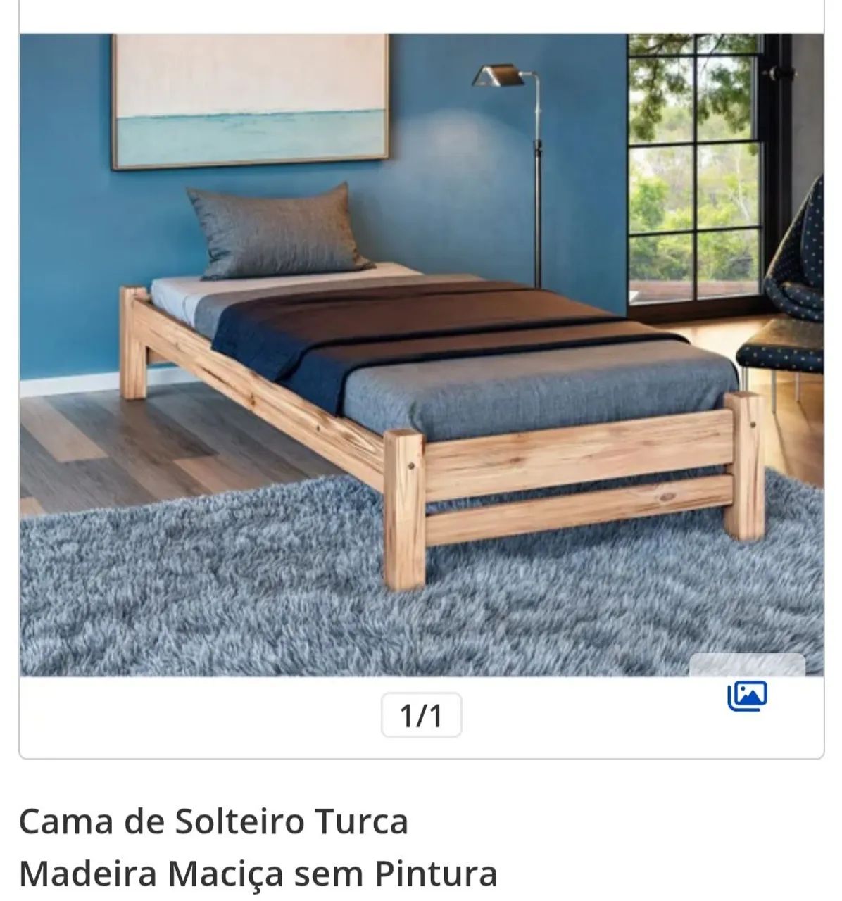 VENDO CAMA DE SOLTEIRO NOVA