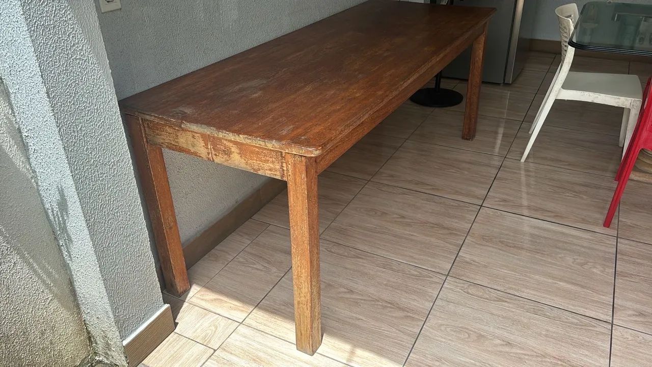 OPORTUNIDADE, mesa de ANGELIM maciça! - Foto 4