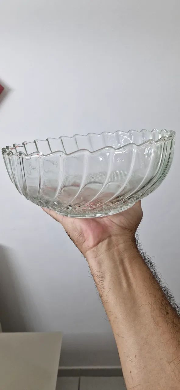 Tigela de vidro decorada cristal - Foto 3