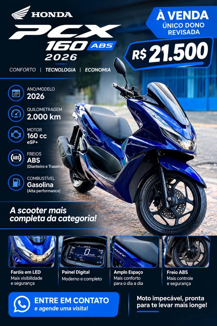 Honda Pcx 160 Abs  - Foto 3