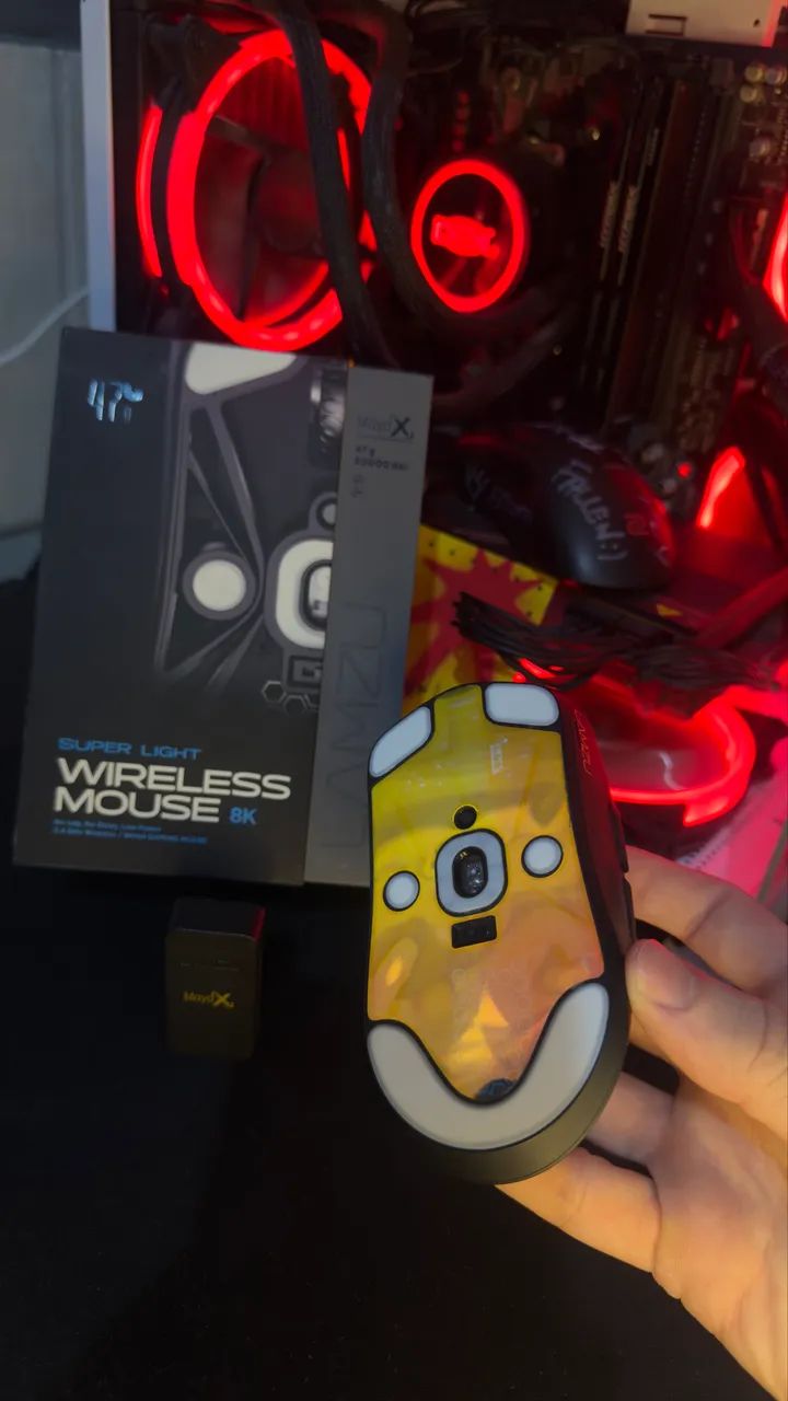 Mouse Gamer Lamzu Maya 8K Wireless 47g - Foto 4