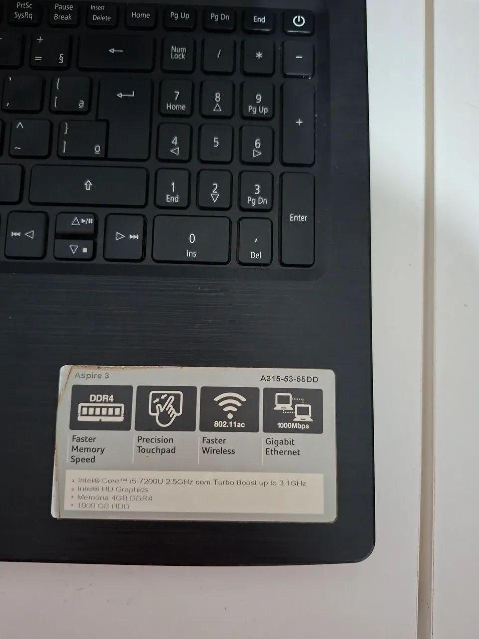 Notebook Acer Aspire 3 - i5 | 4GB RAM | HD 1TB - Foto 3