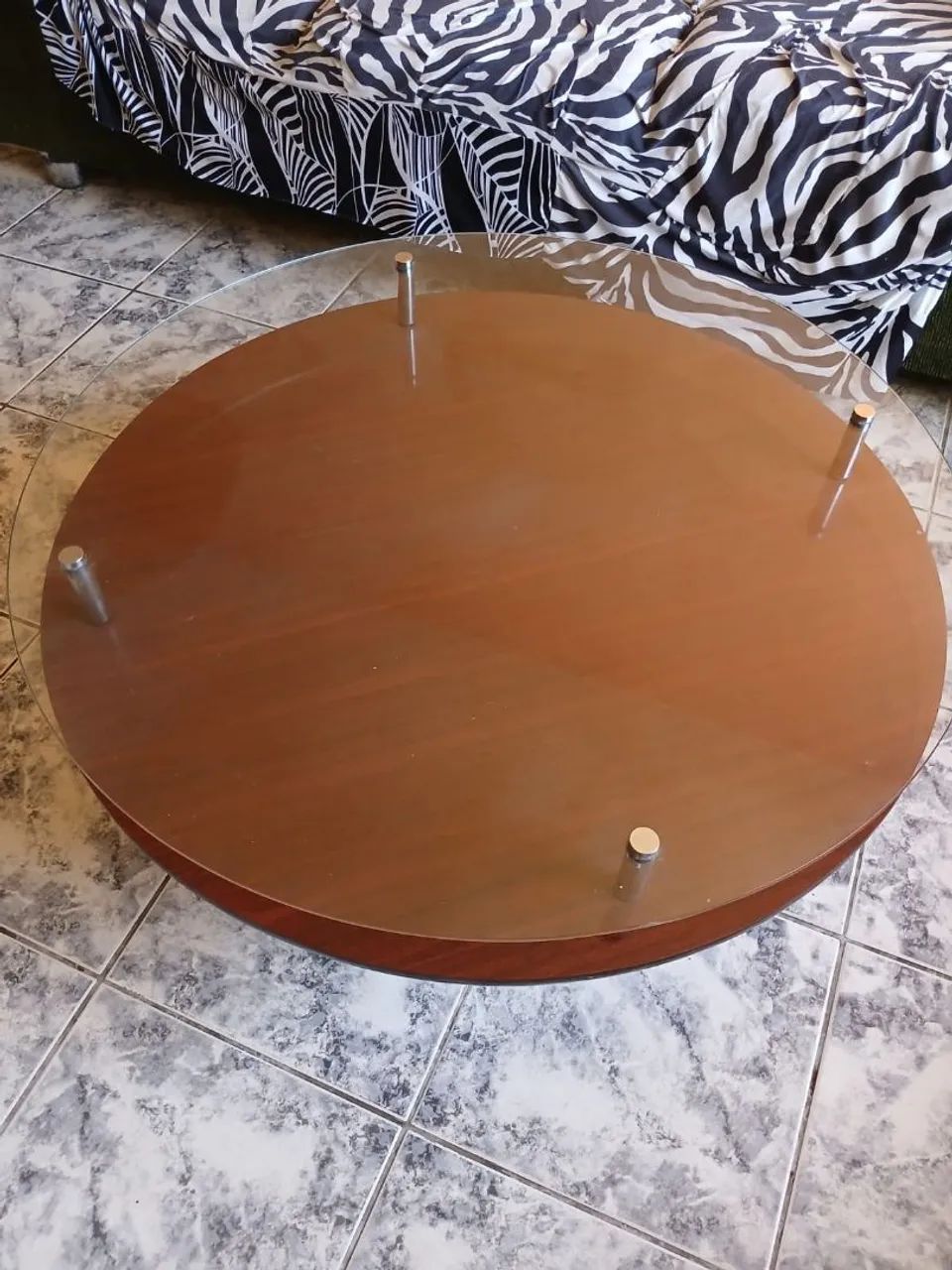 Mesa de Centro Redonda para Sala - Foto 2