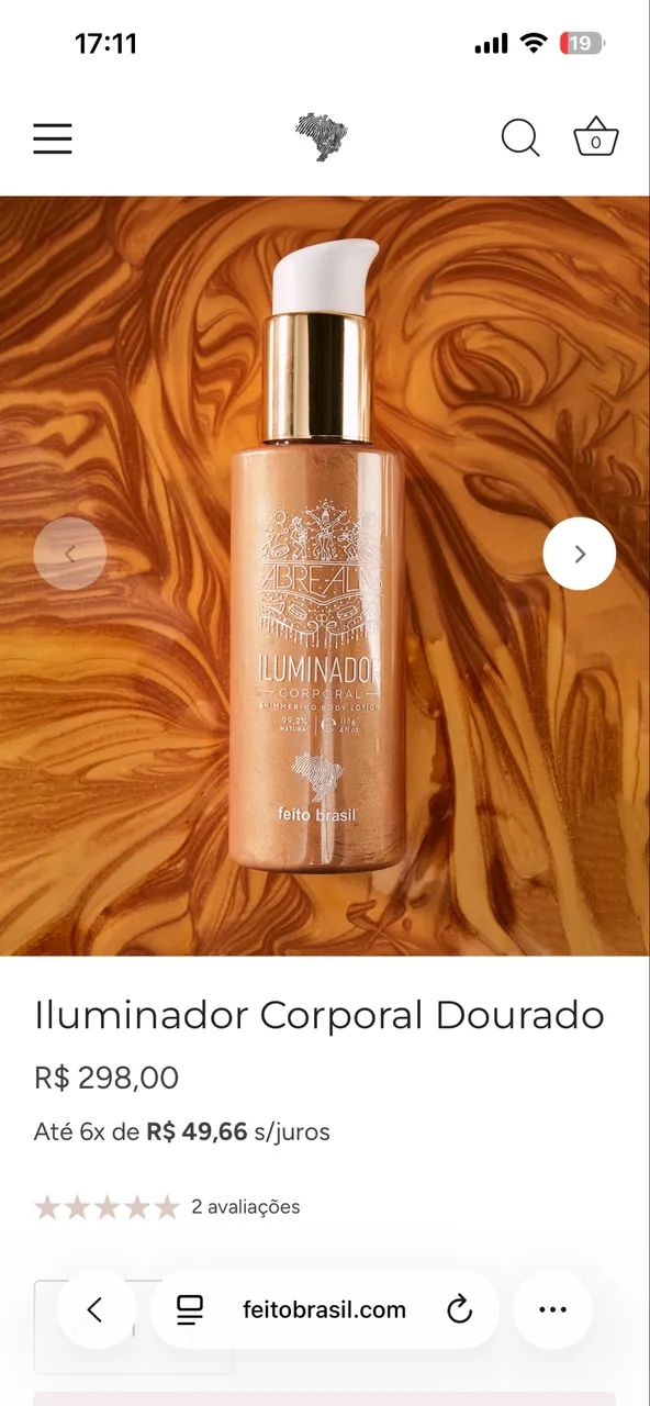 Iluminador corporal - Feito Brasil - Foto 4