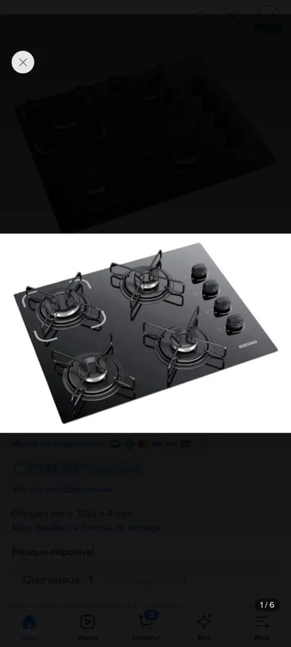 Fogão Cooktop  - Foto 2