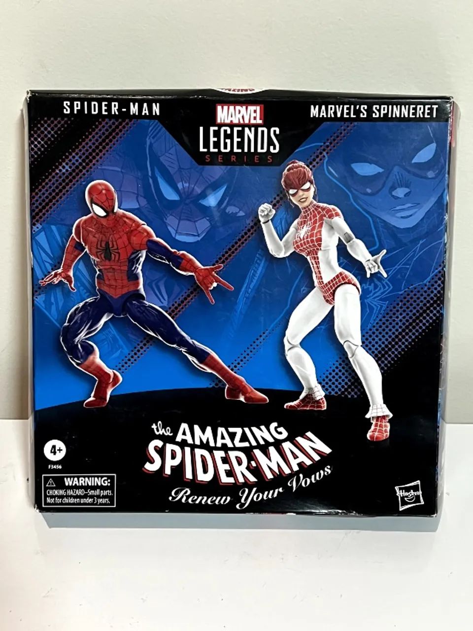 marvel legends series Spider Man e Marvel spinneret the amazing Spider man Renew your vows