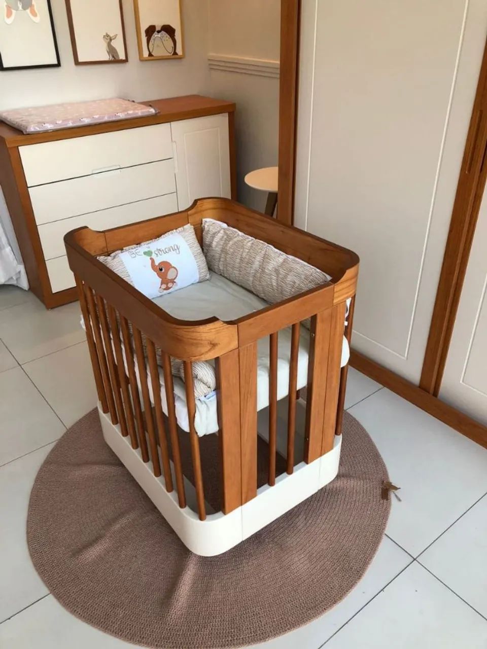 Vendo mini berço brognoli bebê 