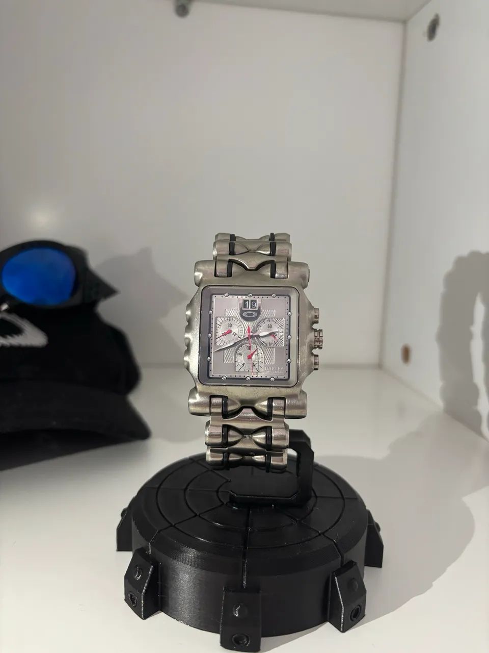 Relógio Oakley Minute Machine Total Silver - Primeira Geração 