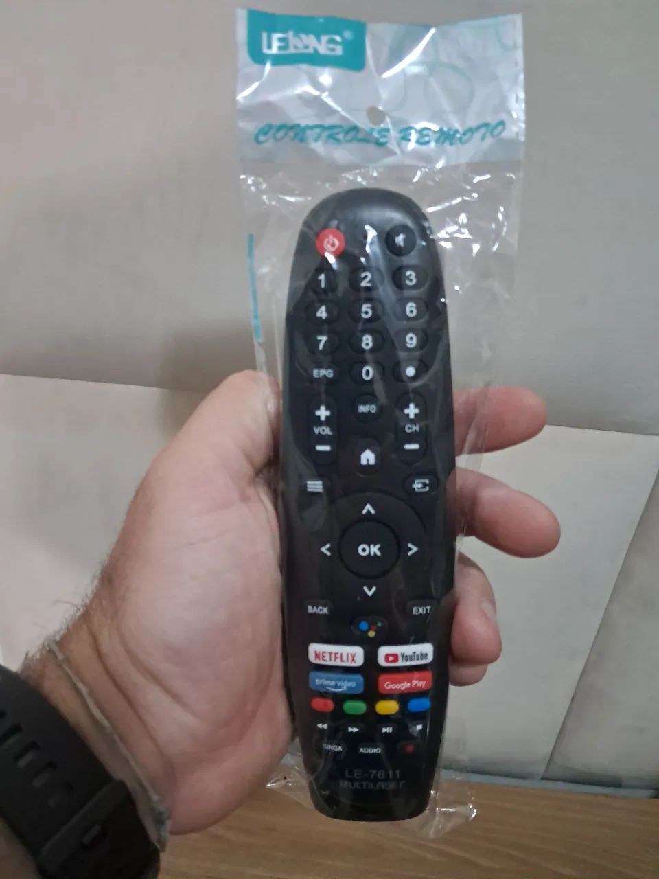 Controle Remoto DE TV Multilaser 