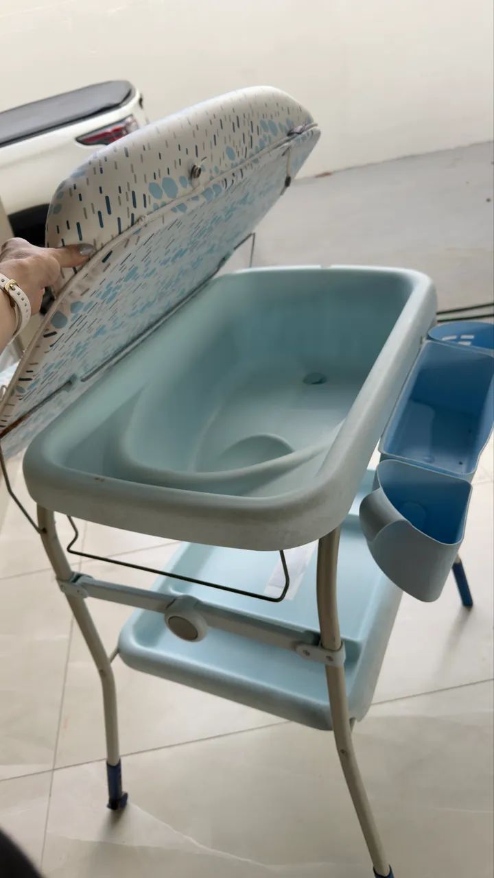 Banheira com trocador Chicco Cuddle&bubble - Foto 4