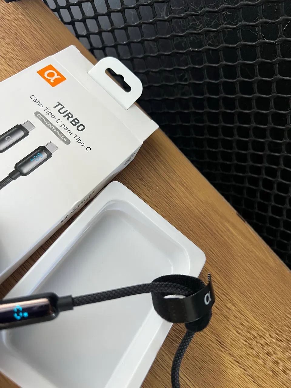 Cabo USB-C Tipo C 60w Trançado De Nylon Compativel com Iphone 1 - Foto 5