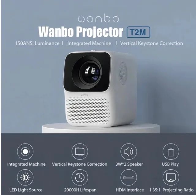Projetor Wanbo T2 Max 1080p Android - Foto 5
