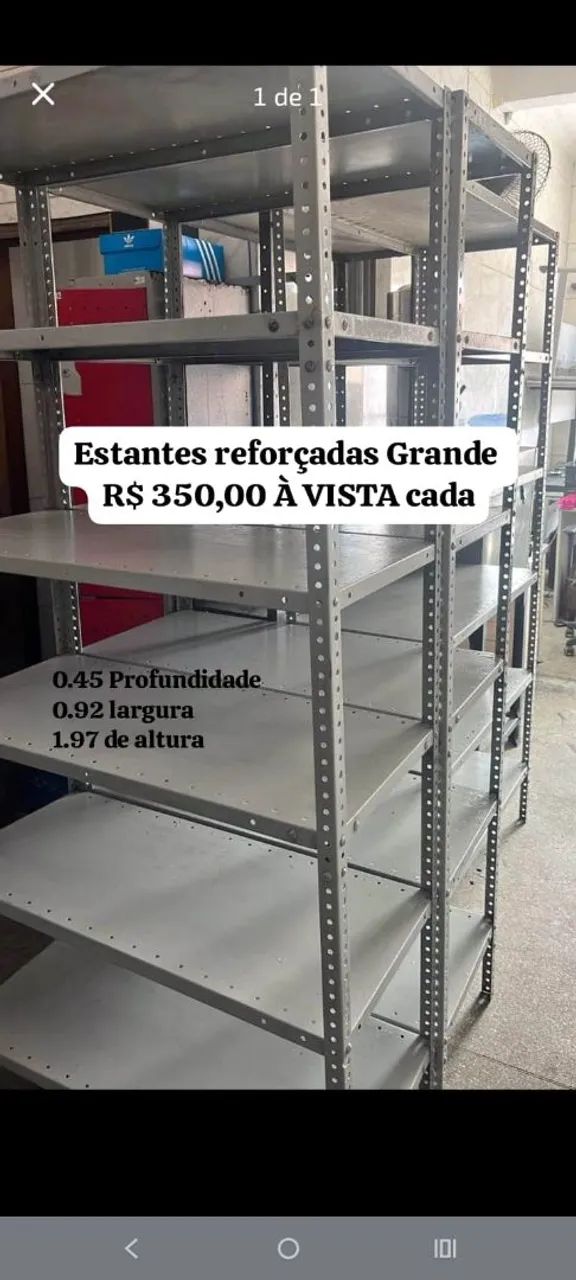 Estantes reforçadas Grande  - Foto 2