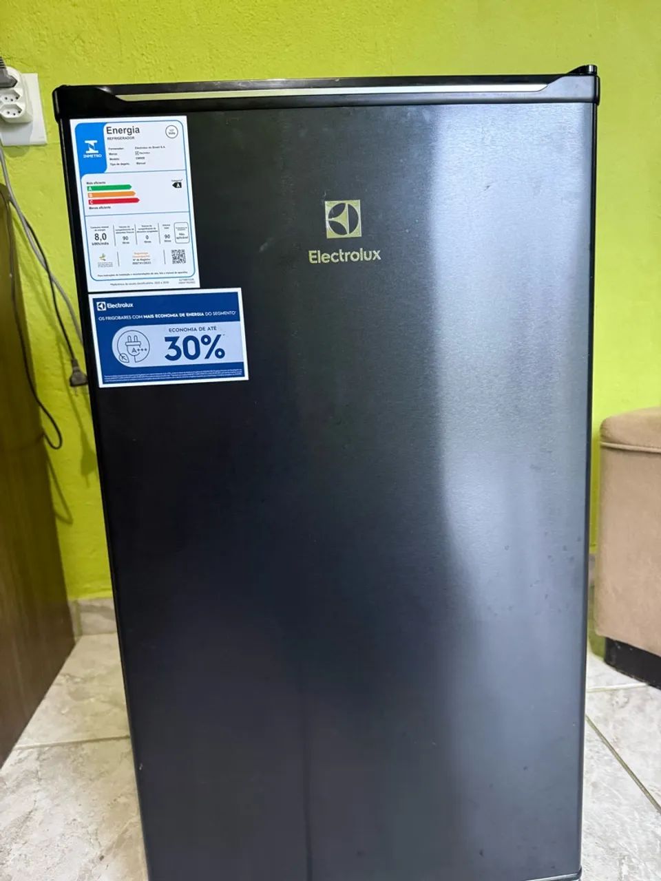Frigobar eletrolux 90L Novo no plástico  - Foto 5