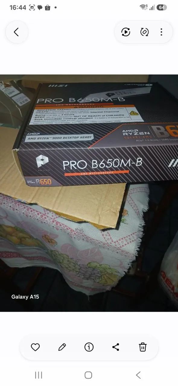 Placa mãe msl b650m-b - Foto 2