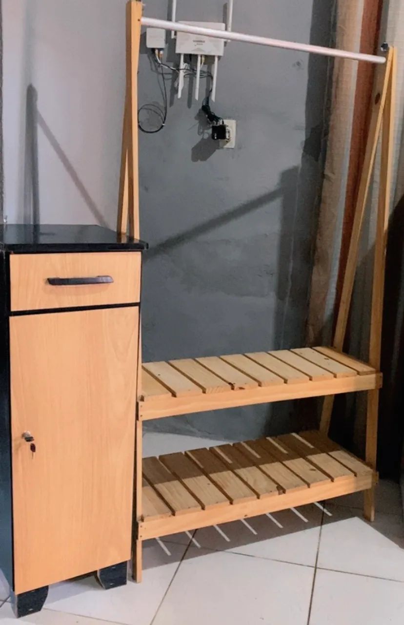 Arara de roupa + sapateira 350,00 - Foto 3