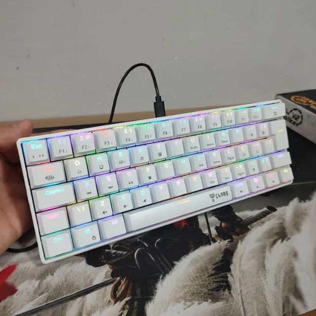  Teclado Gamer Mecânico 60% Snow Walker V2