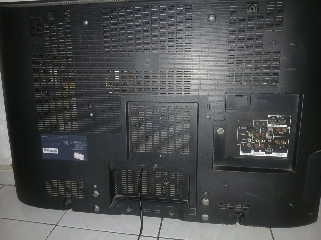 Vendo TV Sony 37 polegadas (defeito na placa - leia a descrição) - Foto 4