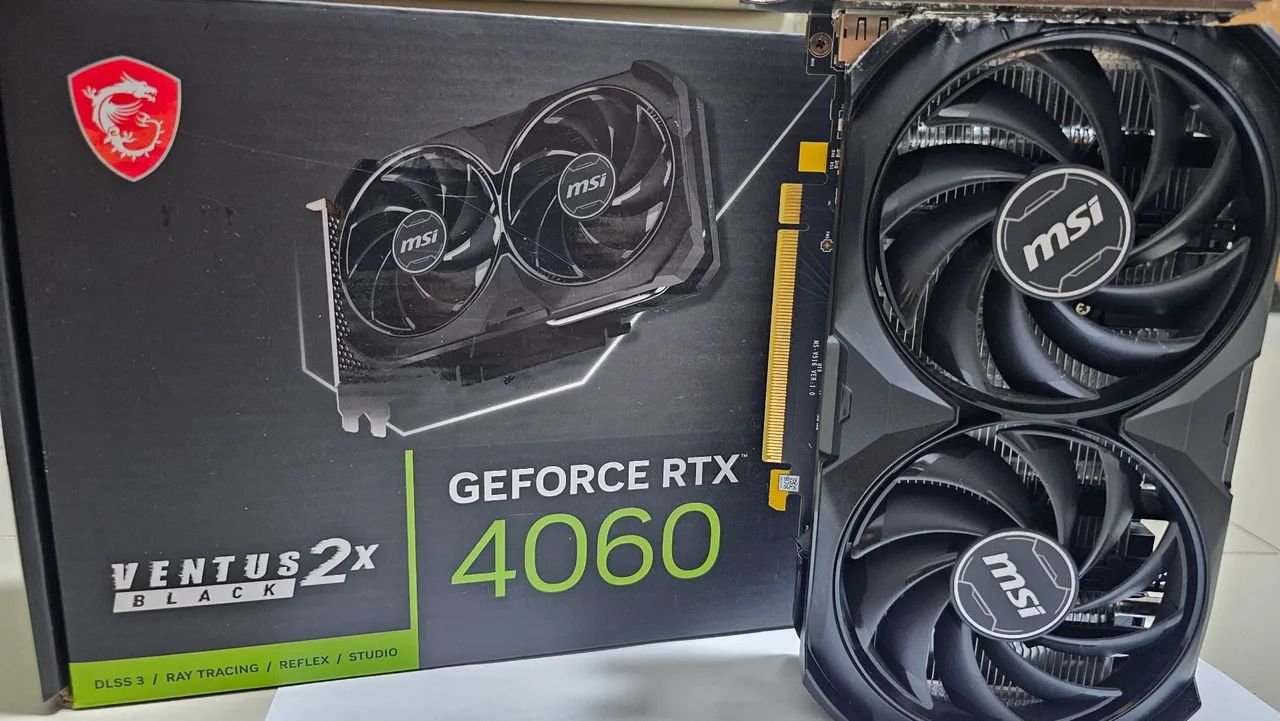 Placa de Vídeo RTX 4060 VENTUS 2x 8GB