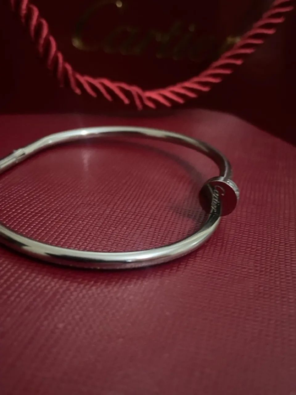 Pulseira prego Cartier 17cm