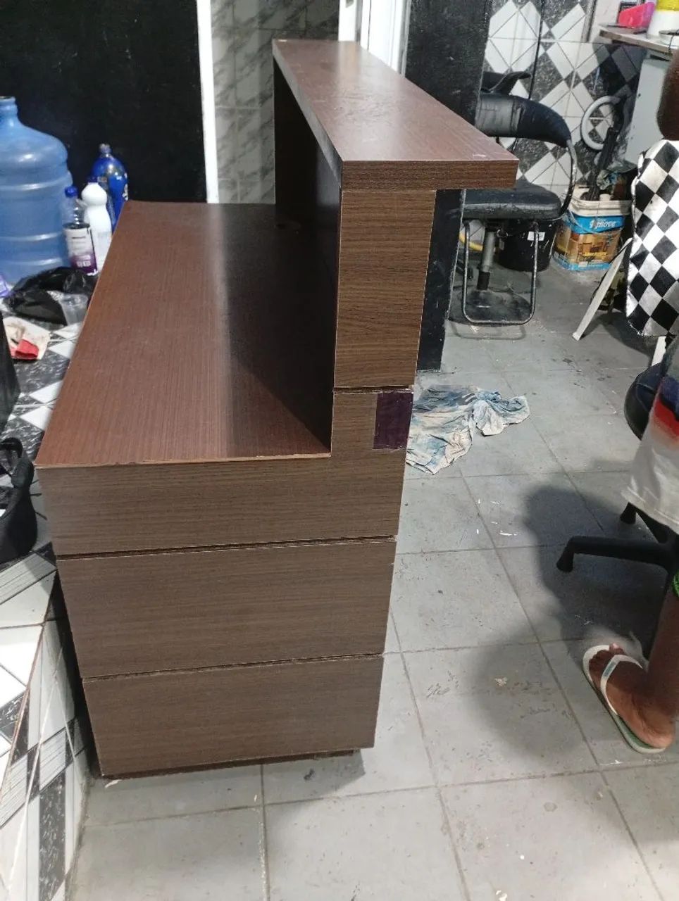 Balcão recepção com vidro  - Foto 2