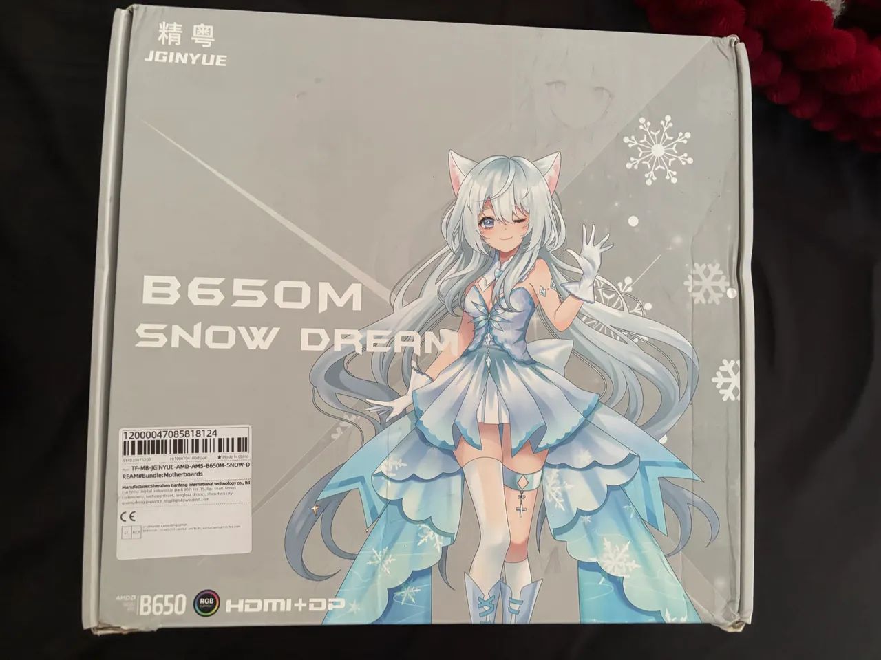 Placa de vídeo b650m snow dream