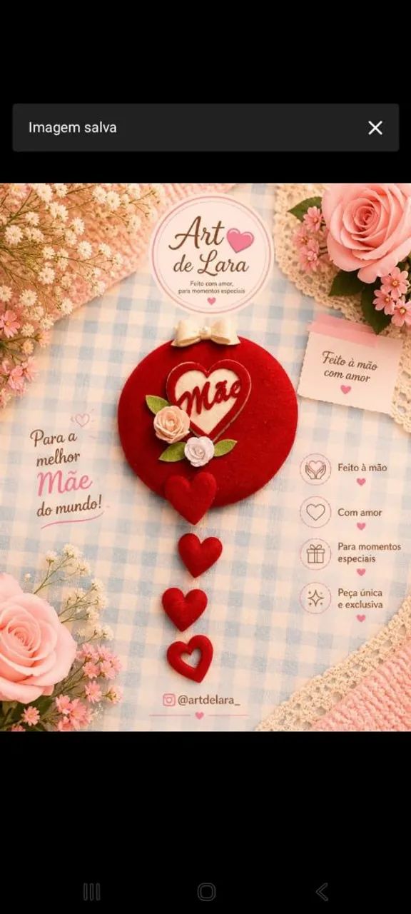 Dia das mães - Peças em feltro