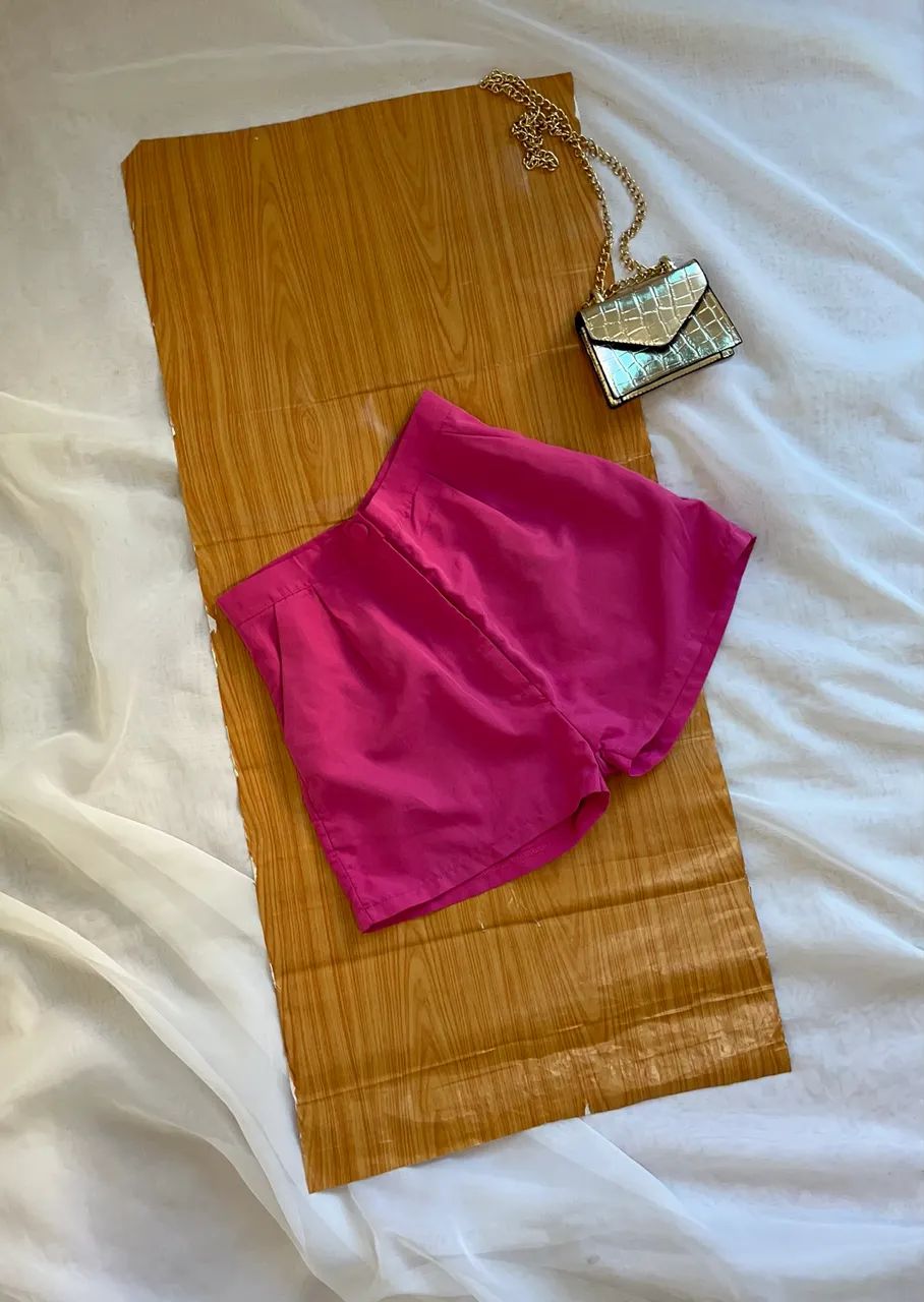 short shein rosa  - Foto 3