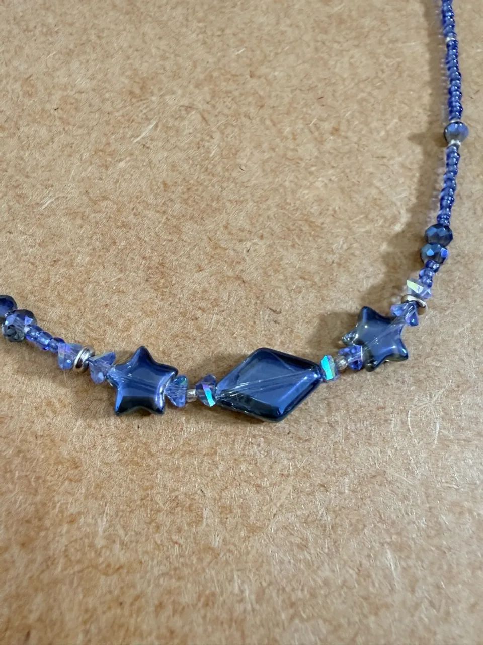Choker Celestial em Tons Azuis & Estrelas ?