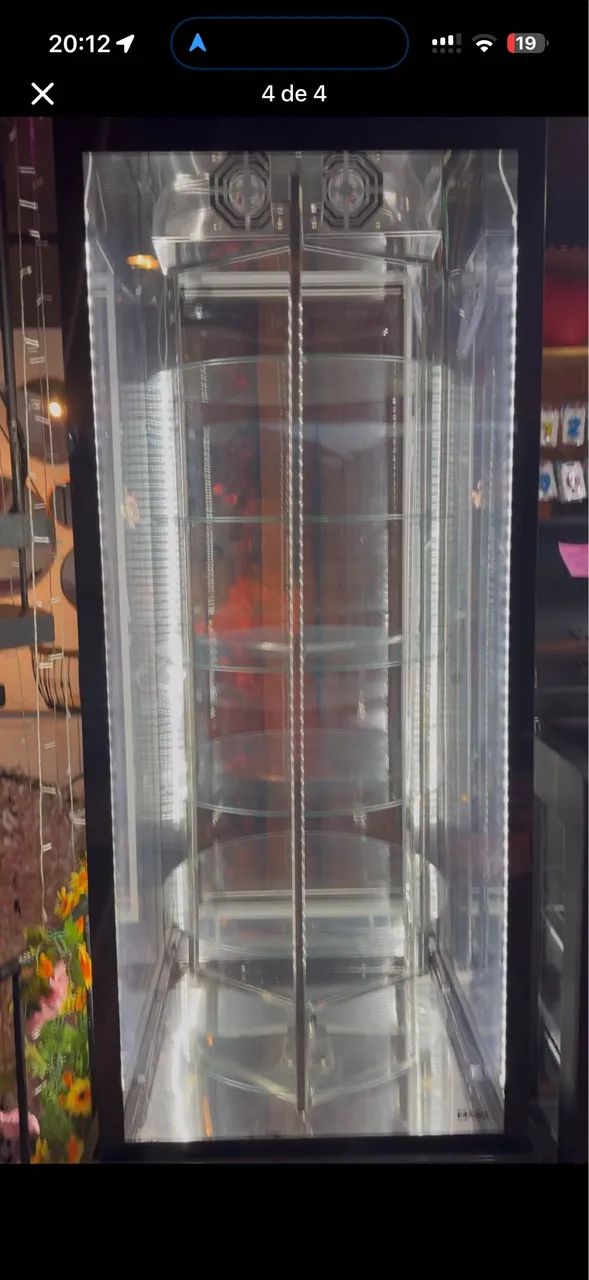 Vitrine expositora giratória marca frilux refrigerada - Foto 2