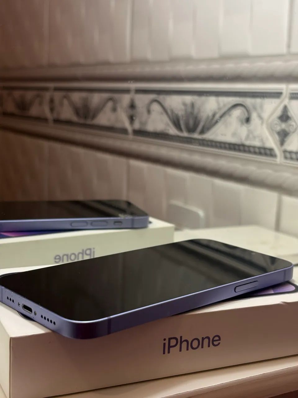     iPhone 12 64GB Roxo | Excelente Estado | Caixa + NF - Foto 2