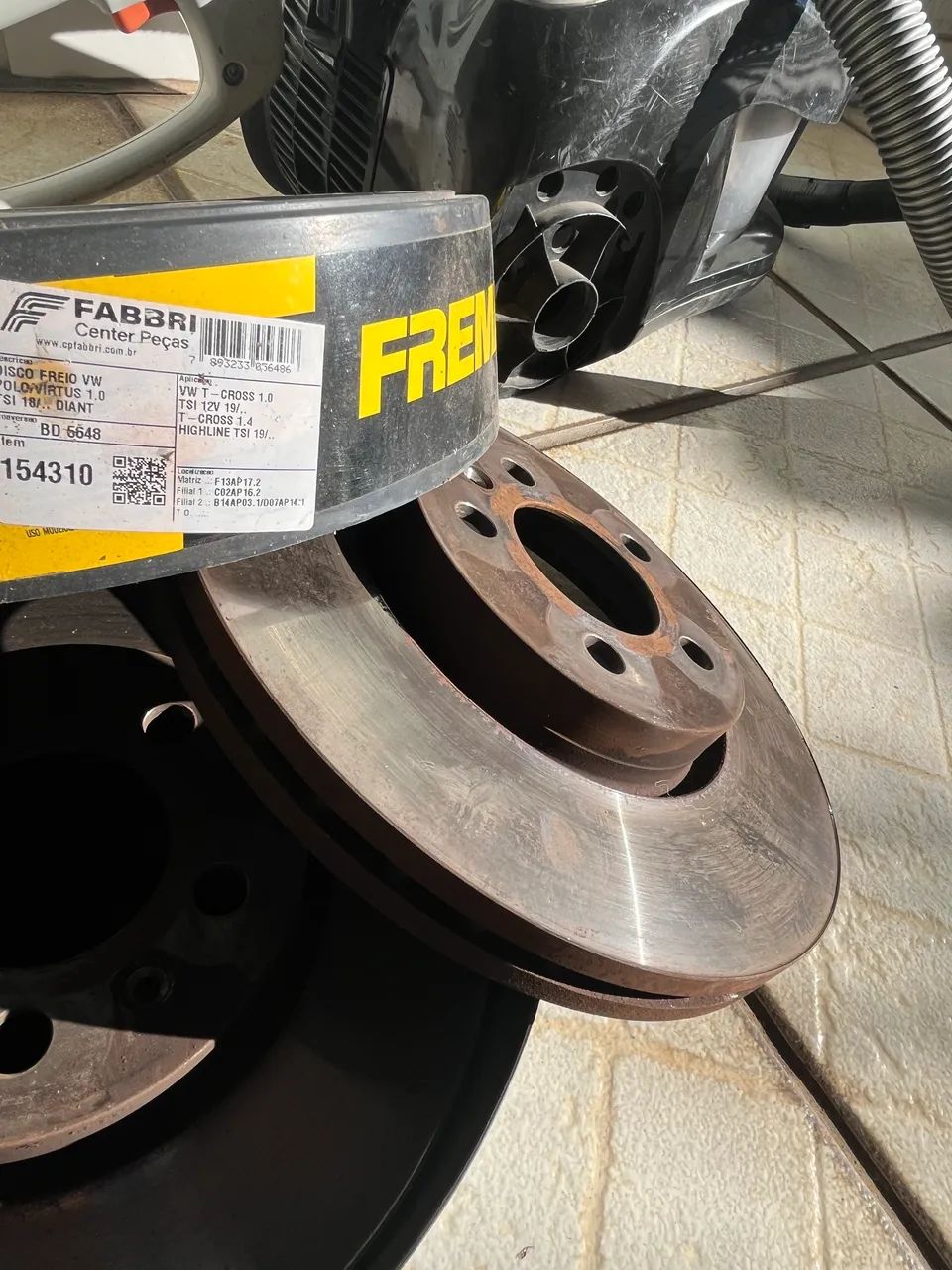 Aspirador de pó máquina de cortar grama ventilador e disco de freio bug - Foto 4
