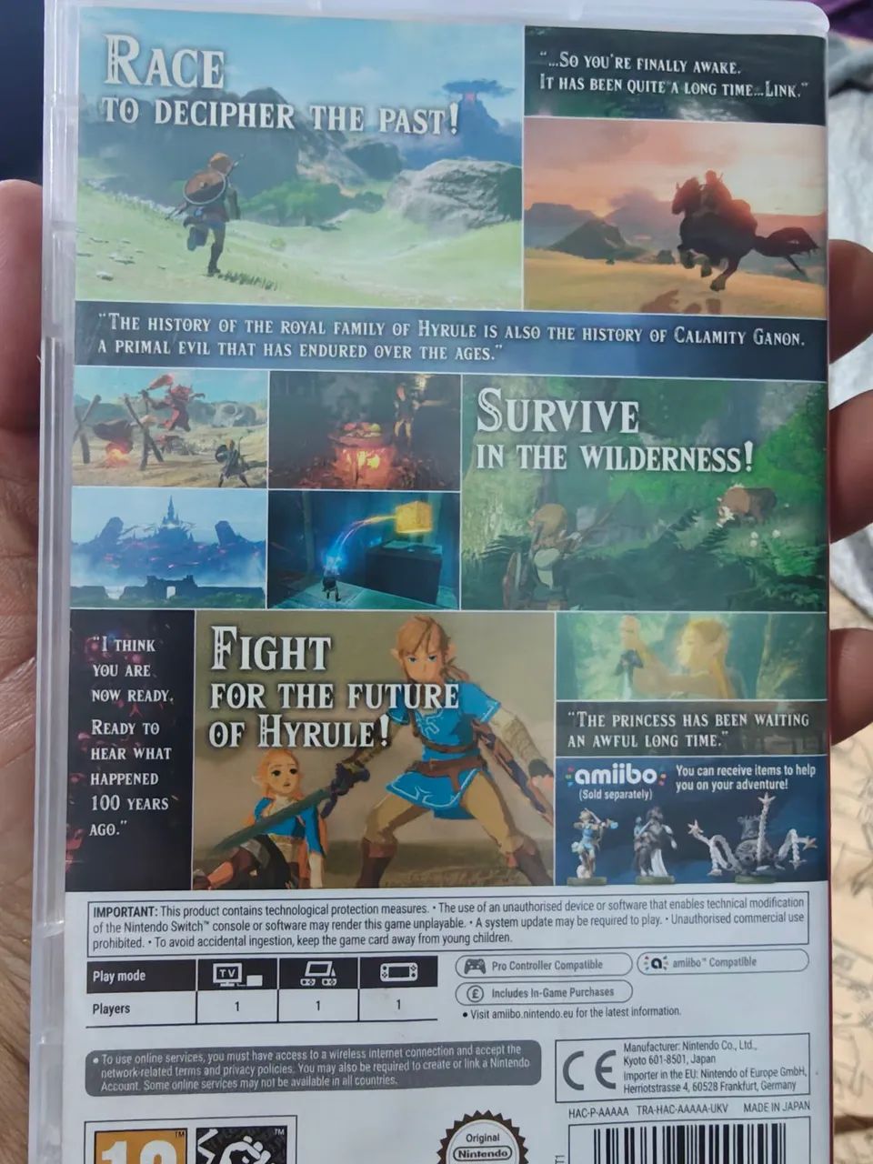 Zelda Breath Of The Wild Nintendo Switch  - Foto 2