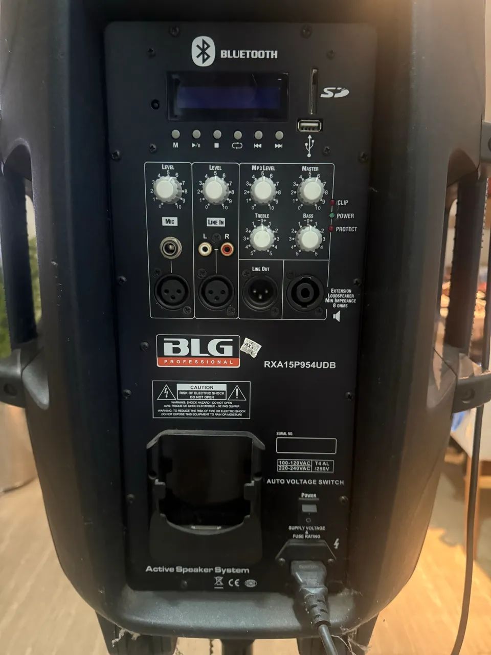 Caixa de Som Profissional BLG com Bluetooth - Foto 3