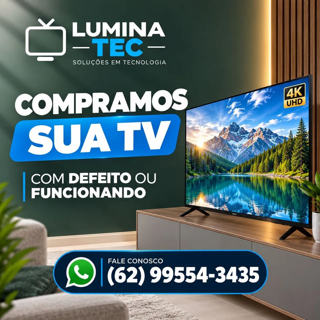 LCD LED Qled Oled 4K TVS Smart